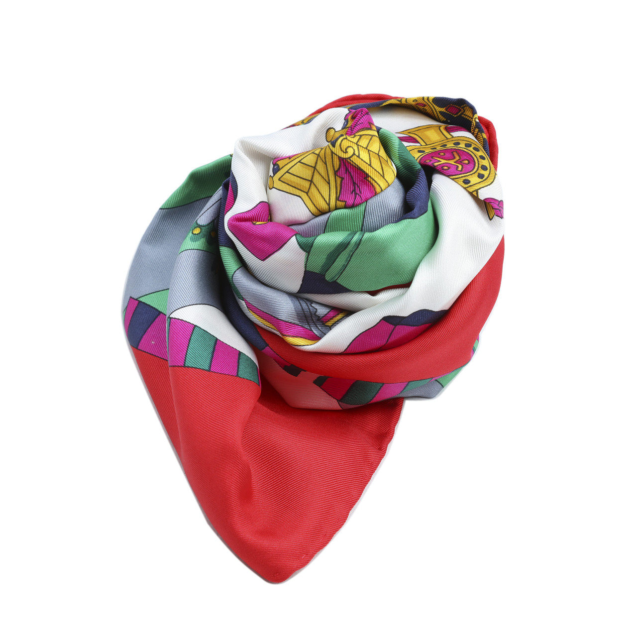 [9.8新]赛琳 celine 真丝女士丝巾