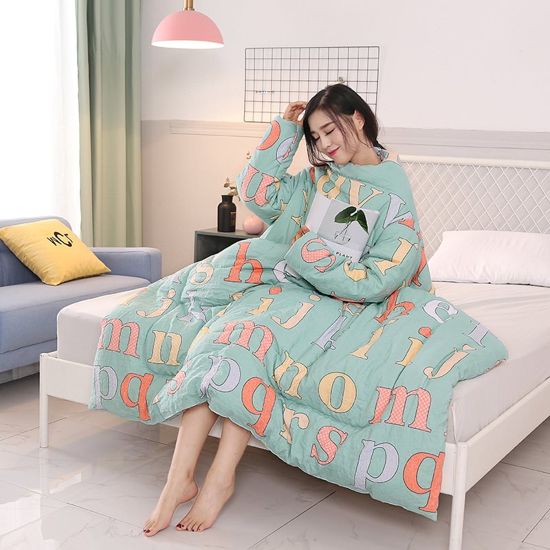 ins thickening keep warm Lazy man quilt With sleeves winter Synthetic quilt sofa Office quiltin the Women's clothing/Boutique , Dress category - from Buy2taobao.com to provide professional Taobao agent buy service
