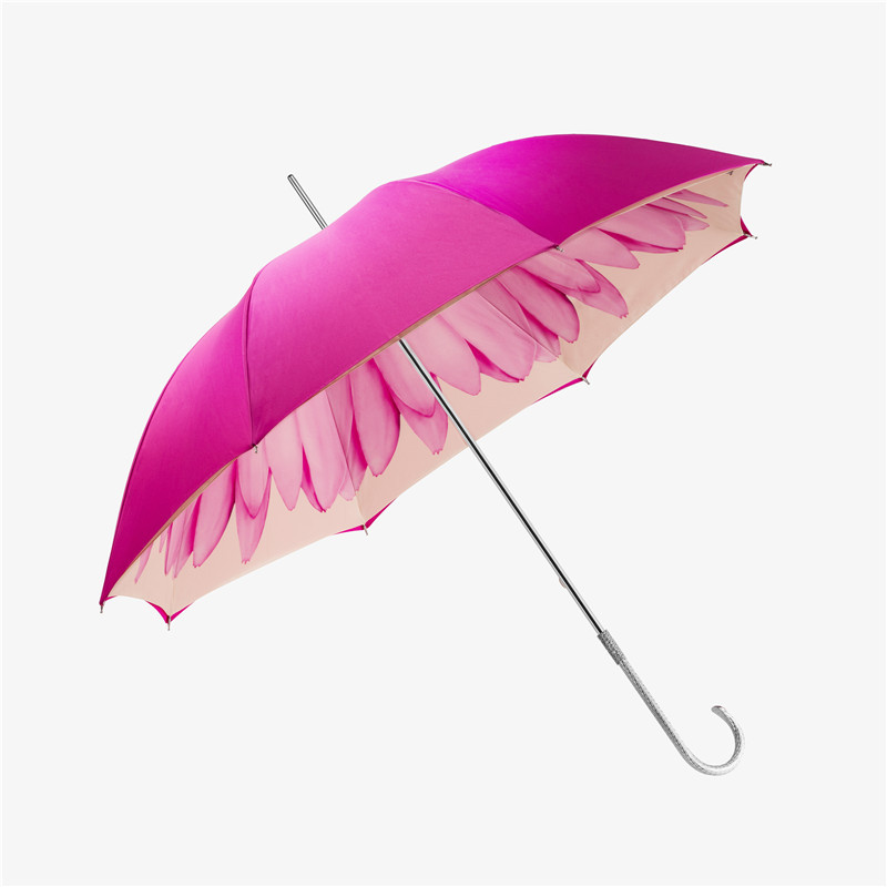 轻奢长柄雨伞晴雨两用文艺高端网红创意气质防晒高端礼品伞