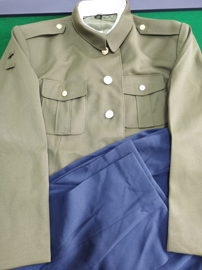 野战套装服迷彩套装男军训服套装04空士冬常服