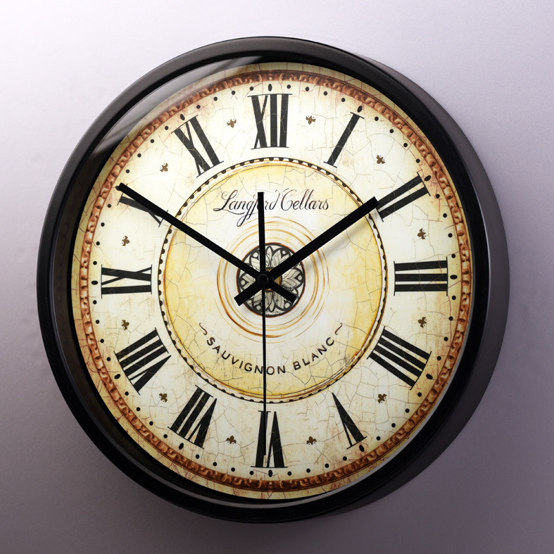 包邮罗马石英钟铁艺挂钟新欧式复古北欧轻奢表装饰钟表静音钟127