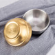 金色韩国碗 创意304不锈钢米饭碗双层防烫汤碗拌饭甜品料理泡菜碗