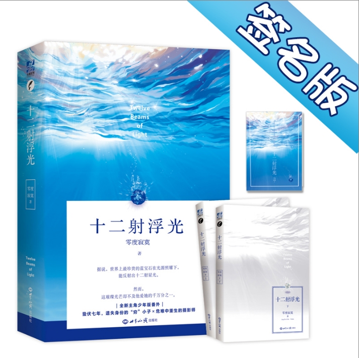 正版包邮 十二射浮光 全2册 零度寂寞著 晋江文学畅销书籍 都市言情小说女爱情小说遗失身份的穷小子与绝地反击摄影师