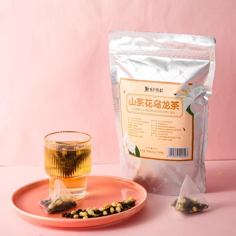 东茶雅韵山茶花乌龙茶三角茶包商用袋