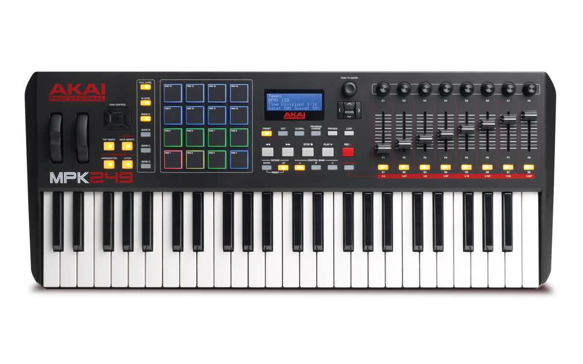 quality goods AKAI/ Akai MPK249 MPK261 Semi-weighted MIDI keyboard MIDI controllerin the Musical Instruments/Guitar/Piano/Fitting , MIDI Musical Instruments/Computer Music , MIDI Keyboard category - from Buy2taobao.com to provide professional Taobao agent buy service