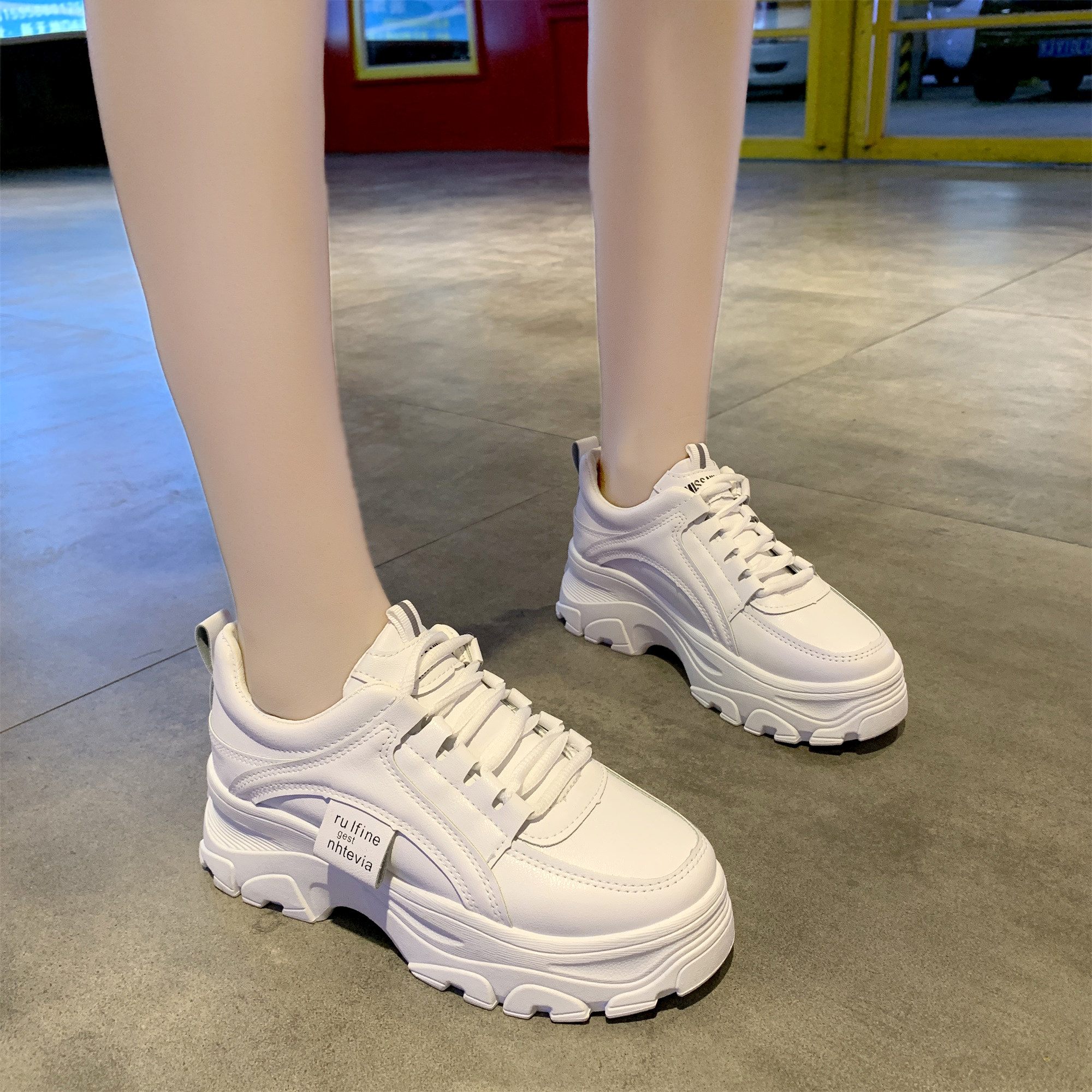 老爹鞋女ins潮2020新款百搭韩版ulzzang原宿学生厚底运动休闲鞋子 185