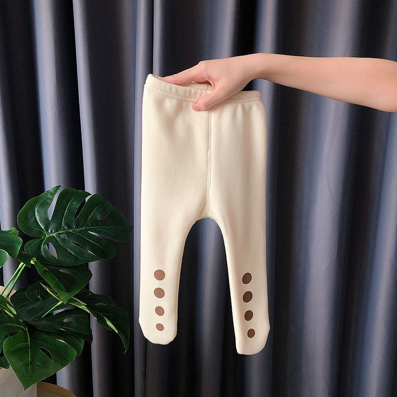 秋冬ins爆款新生儿包脚裤潮打底裤