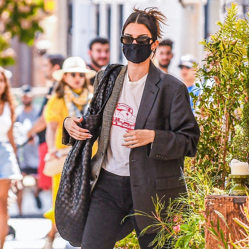 kendall肯豆同款廓形拼接西装 秋季休闲炸街小众外套长袖宽松西服