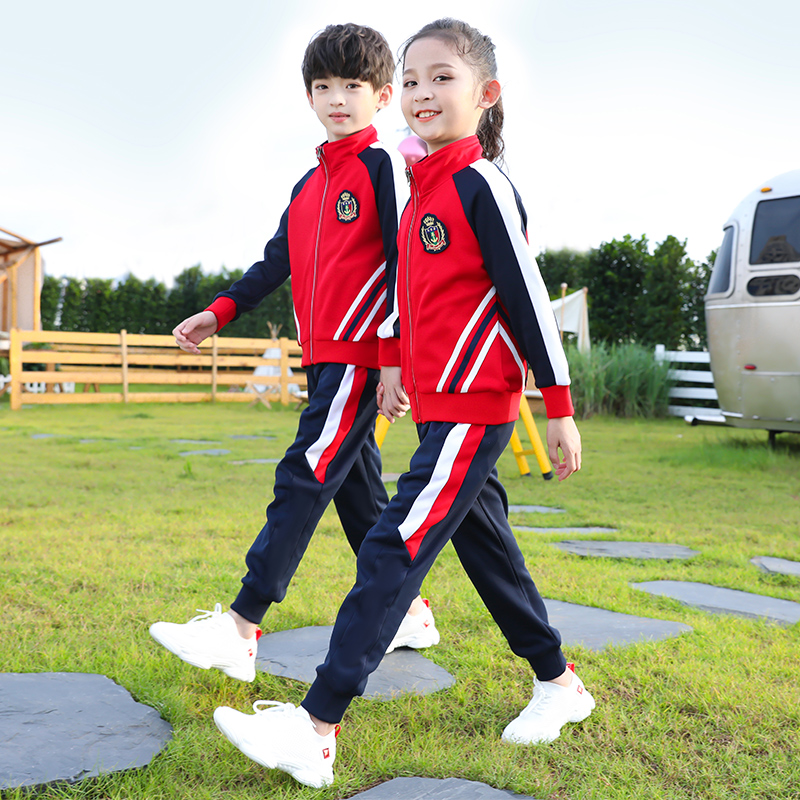 幼儿园园服春秋装三件套一年级班服儿童运动服小学生校服秋季套装