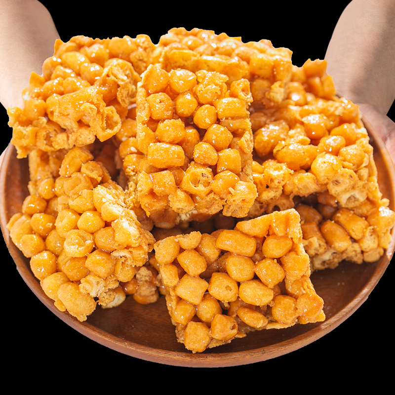 老式沙琪玛硬琪玛酥多口味糕点小吃饼干网红零食儿时怀旧特产酥脆