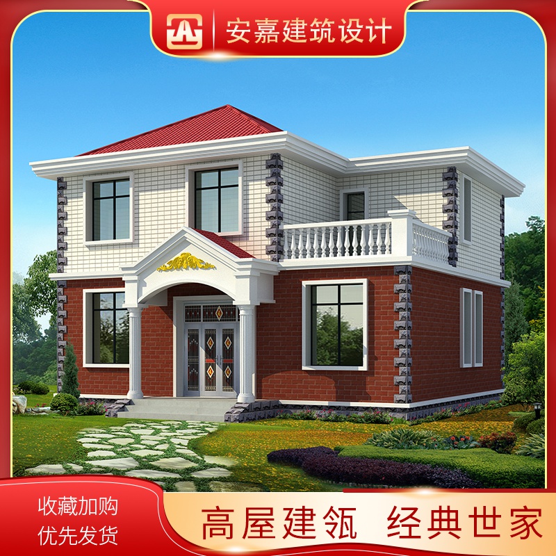 热销别墅设计图_农村二层别墅设计图纸效果图全套 农村自建房设计图纸