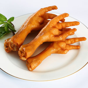 喜旺酱香凤爪140g*3袋五香鸡爪子卤味即食零食小吃休闲食品熟食