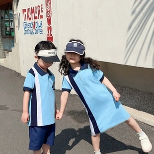 毕业照服装夏季班服幼儿园园服小学生夏装校服学院风连衣裙套装