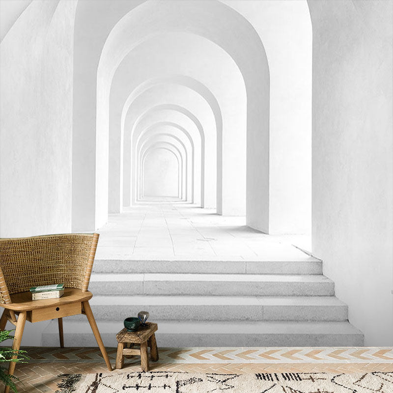 热销3d立体墙纸 空间延伸