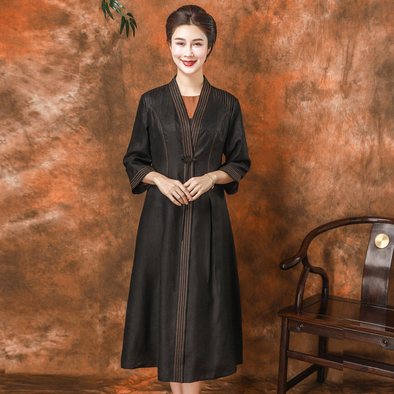 大牌香云纱风衣