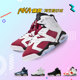 Air Jordan 6  AJ6 白红胭脂男女高帮篮球鞋 384665-106 LM