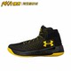 安德玛 Under Armour 库里SC 3ZER0 黑黄 实战篮球鞋 1298308-002