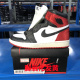 pika体育 Air Jordan 1 高帮丝绸黑脚趾休闲运动鞋 CD0461-016