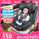 太空甲儿童安全座椅汽车用0-4-12岁宝宝婴儿车载旋转坐躺睡isofix