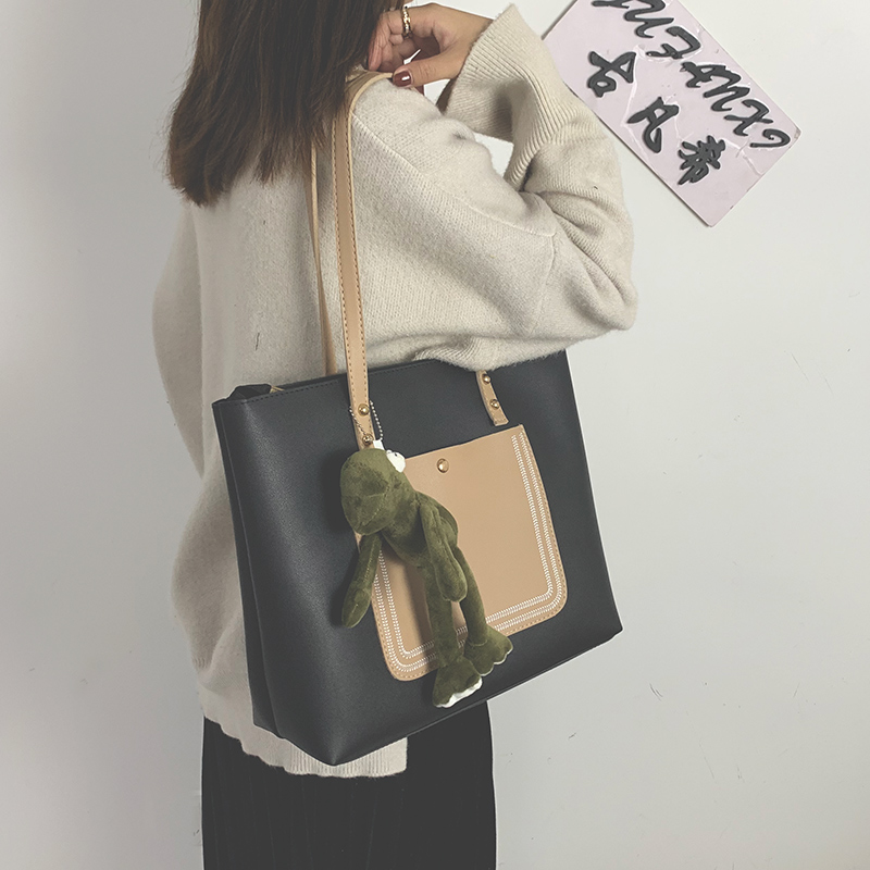 Bag handbag 2020 new pattern fashion High-capacity Korean Edition Totes Handbag Women's singles Shoulder bag Versatile Master bagin the Leather/Lady bags/Men's bag, Ms. bags category - from Buy2taobao.com to provide professional Taobao agent buy service