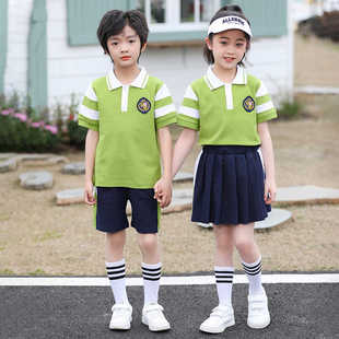 2024夏季新款中小学生校服幼儿园园服老师班服春秋款运动服套装潮