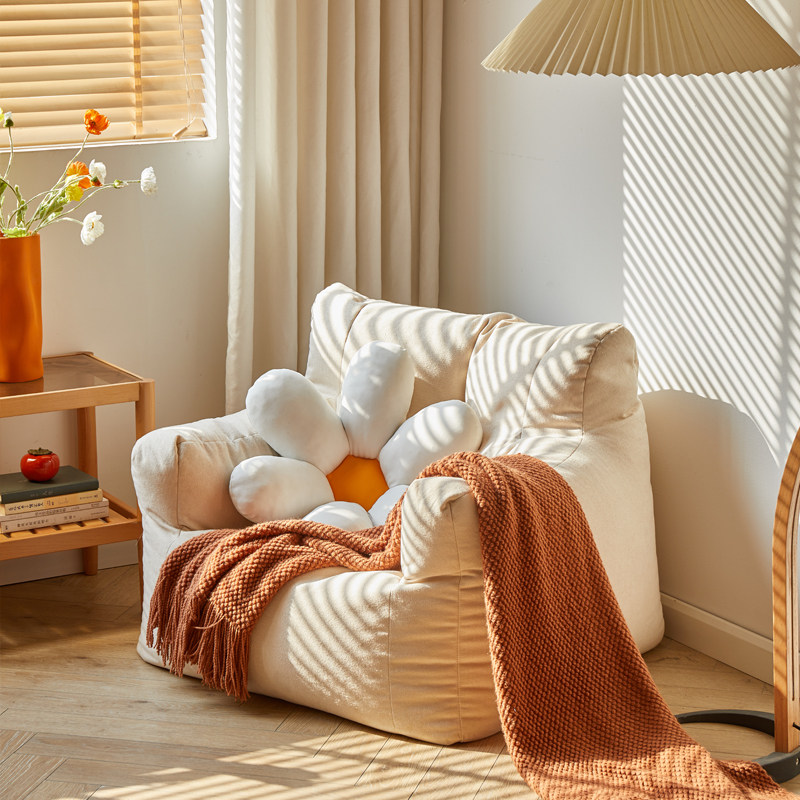 懒人沙发榻榻米网红ins风出租屋房间单双人阳台躺卧室地上小沙发