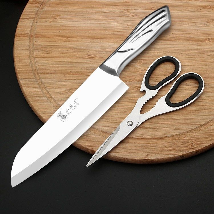 不锈钢厨师刀 家用切肉刀切菜刀瓜果刀 西式小菜刀大号水果刀
