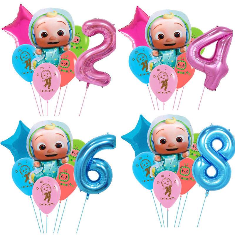 外貿新款異形cocomelon兒童派對鋁膜氣球用品 派對氣球裝飾布置在類目 節慶用品/禮品, 氣球/飄空氣球, 氣球中 - 來自Buy2taobao.com提供專業的淘寶代購服務