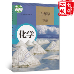 正版包邮2020适用初三九年级下册化学书人教版9九年级下册化学书课本教材初中化学九年级下册人教版课本教科书 化学 九年级下册