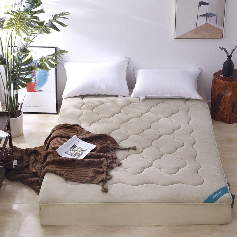澳利文 加厚床笠式保暖床垫超柔家用防滑软床褥1.5米1.8m床护垫子