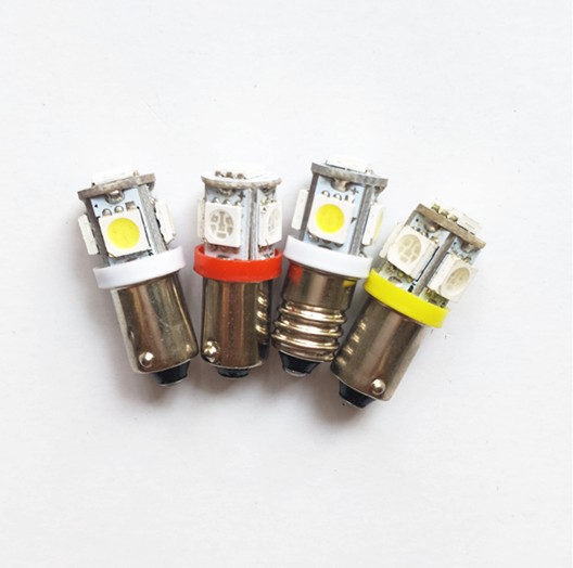 LED仪表灯泡24V12V卡口螺口小灯珠按钮指示灯泡红黄绿白光B9 E10