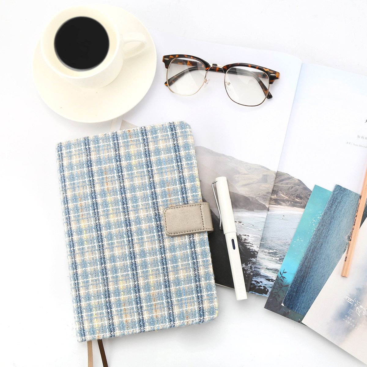 kinbor手帐本自填日程计划本记事本a6a5创意旅行手册手账本年历本 券