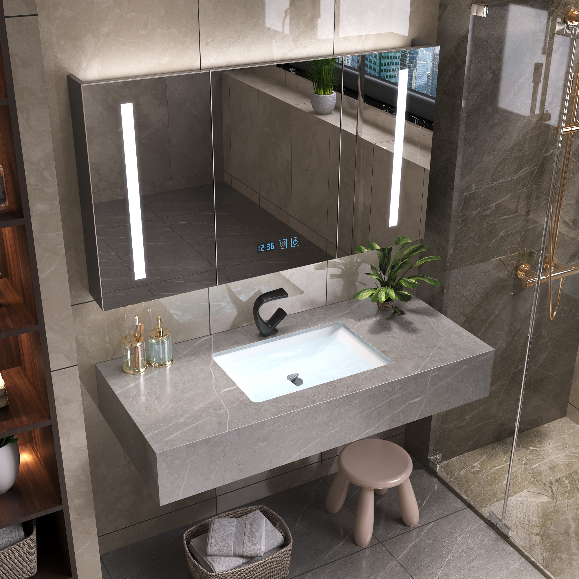 浴室柜组合洗手池洗脸洗面盆柜洗漱台