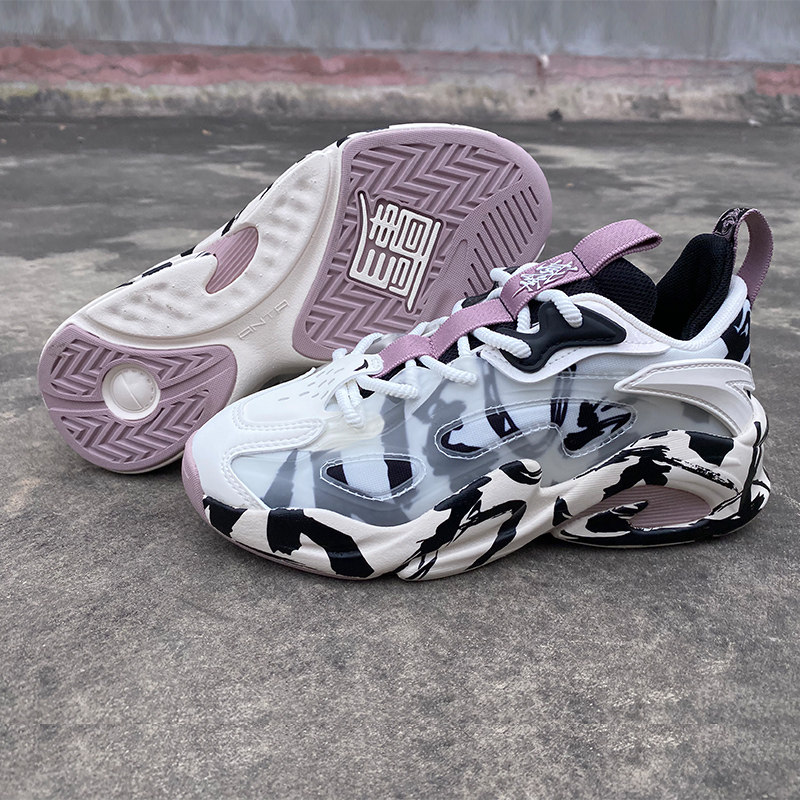 安踏霸道威锋女鞋2022春秋季新款异形潮流休闲运动鞋子122048081