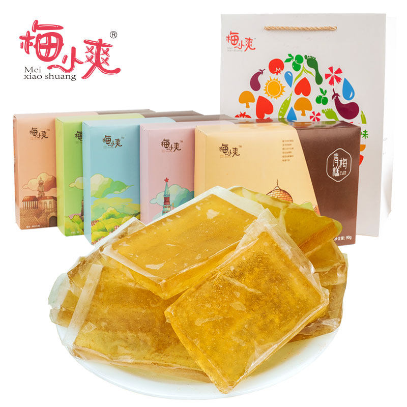 梅小爽青梅糕酸梅糕水果糕孕妇零食酸枣糕开胃梅子果糕梅类制品
