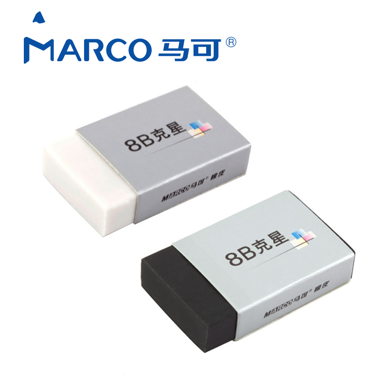 MARCO马可 长方体可擦净深B数铅笔文具 绘图专用橡皮擦单只 7001|ruв категории электронный словарь/электрический бумажных книг/канцелярские принадлежности, повседневной школьных принадлежностей, ластик - от Buy2taobao.com для оказания профессиональной услуги покупки агента Taobao