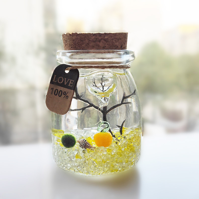 包邮幸福海藻球marimo球藻微景观生态瓶创意迷你植物室内盆栽绿植