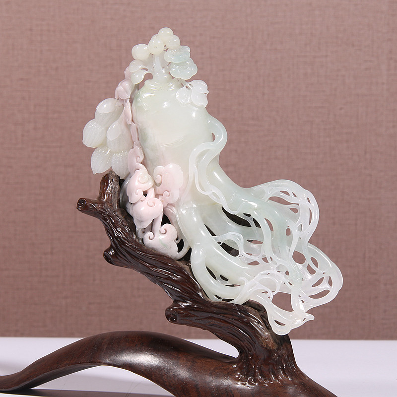 源头好货《人生如意》0.25kg独山玉镇平玉雕n050961