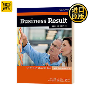 牛津商务英语教材学生书基础级 Business Result Elementary Student's Book with Online Practice 英文原版 全英文进口英语书籍