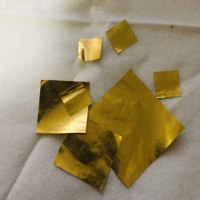 24k金片金箔黄金工艺品diy黄金配件足金金片金纸铂金pt950金片