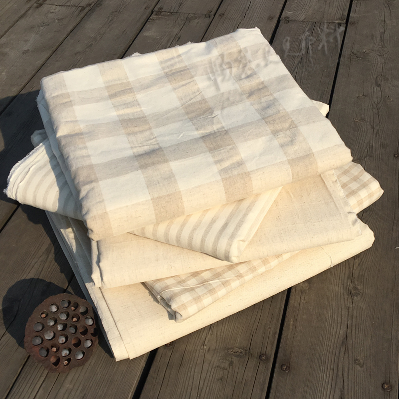 宽幅至2.8米苎亚麻棉布料床单窗帘桌布沙发布手绘布背景布半米价