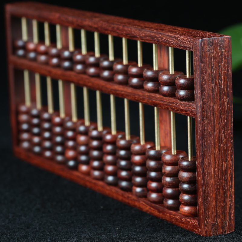 精品小叶紫檀 算盘 手工制作 做工精细 美观实用 保真_手工小制作 精品小叶紫檀 算盘 手工制作 做工精细 美观实用 保真