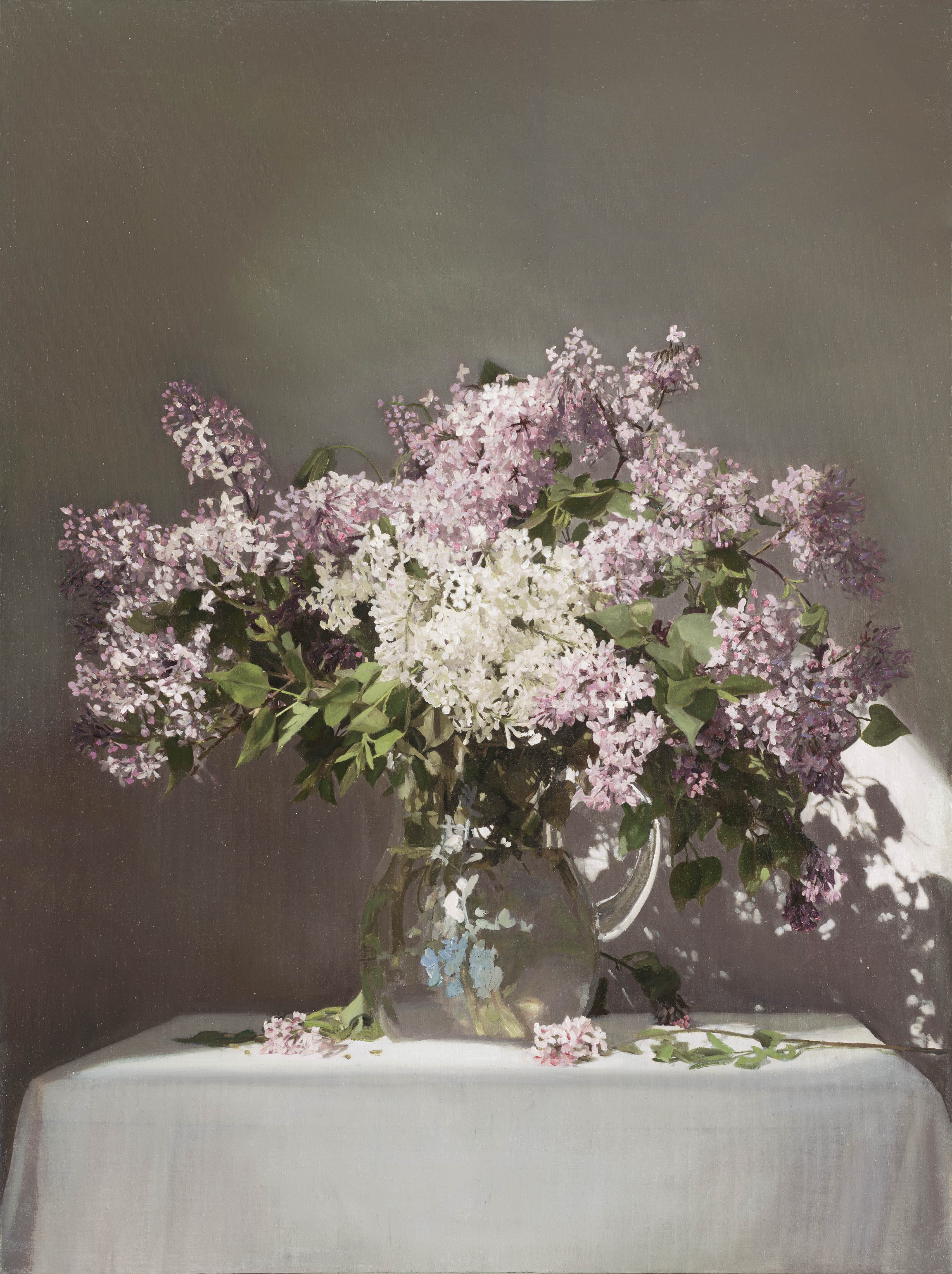 赵国生《丁香花》限量签名版画