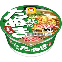 日本直邮进口代购 东洋水产 Maruchan 绿狐天妇罗荞麦面