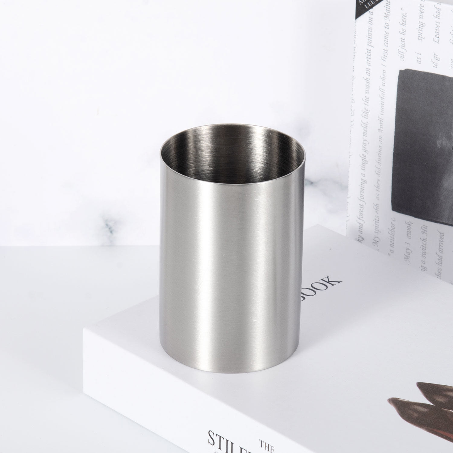 304不锈钢水杯 随手杯 漱口杯 旅行杯 圆柱亚光250ml