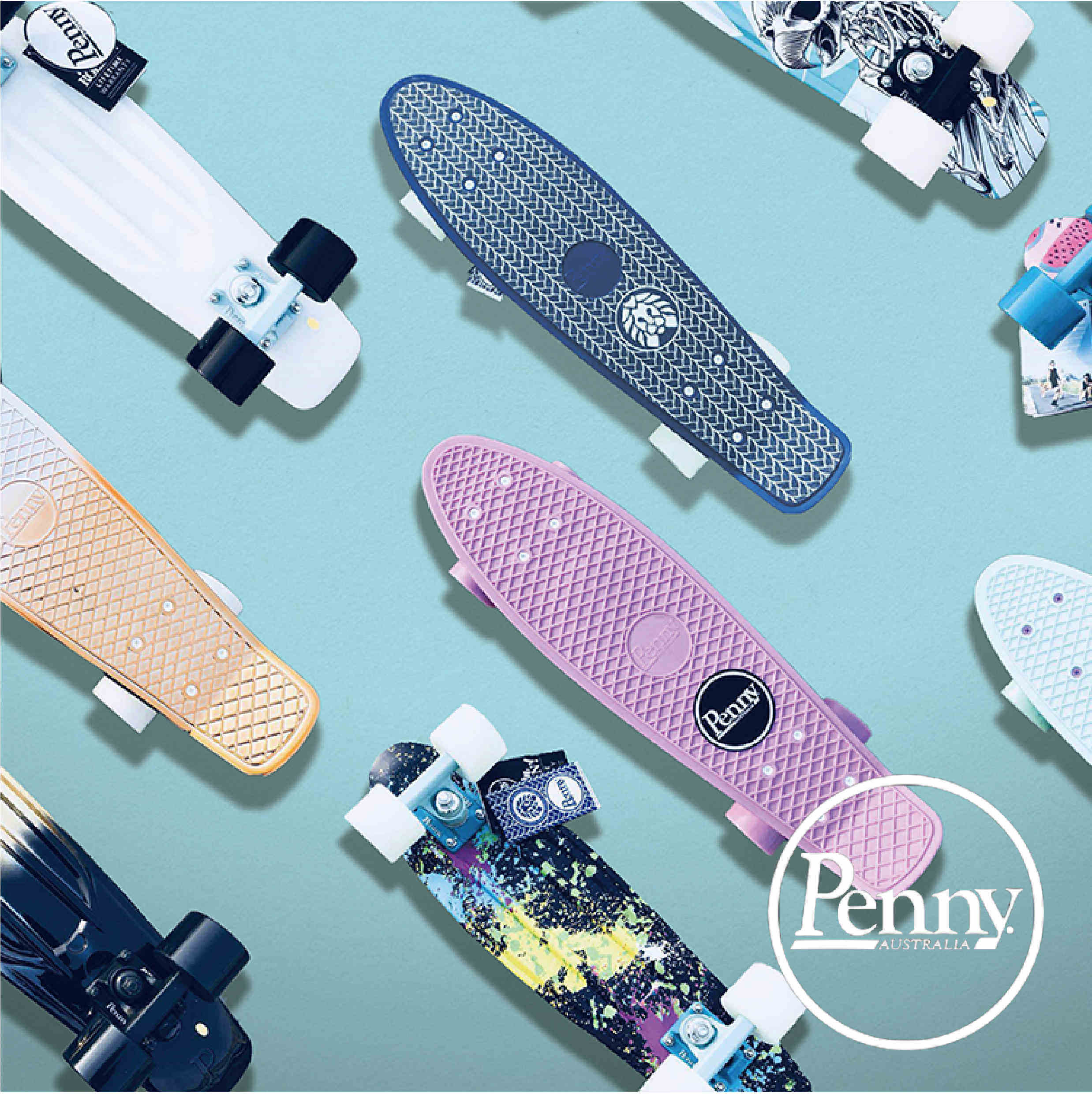 penny正品进口小鱼板正品保障滑板成人刷街单代步翘板公路滑板rad