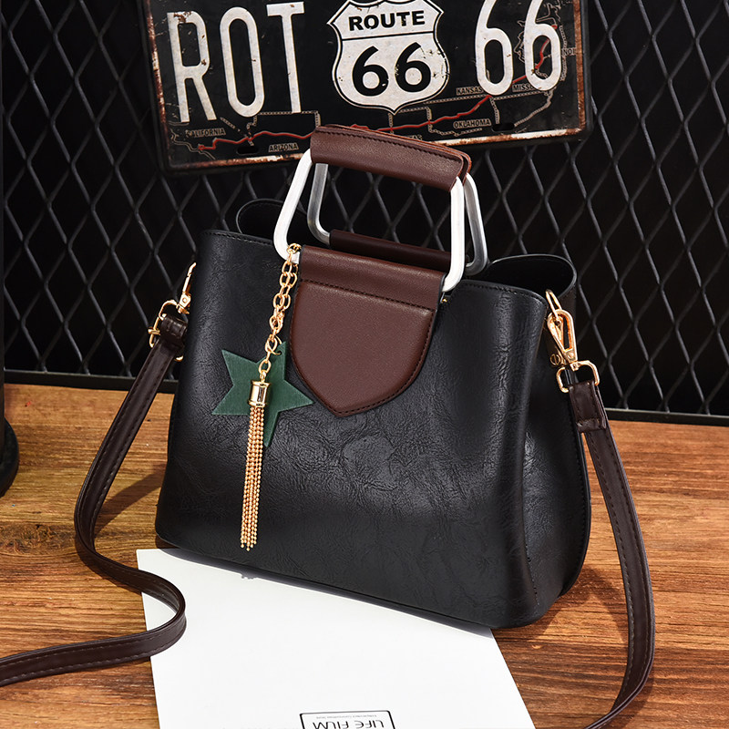 袋鼠2018新款真皮女包包大气时尚百搭女士皮