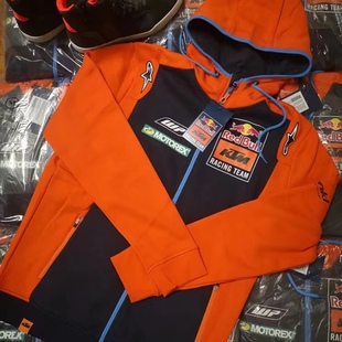 KTM骑行服厂队卫衣A星红牛联名连帽卫衣运动休闲外套 KTM短袖