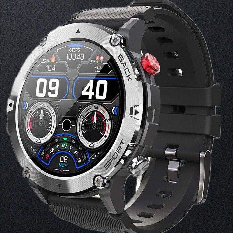 华强北新款蓝牙通话三防运动智能手表心率血压多功能户外男大表盘