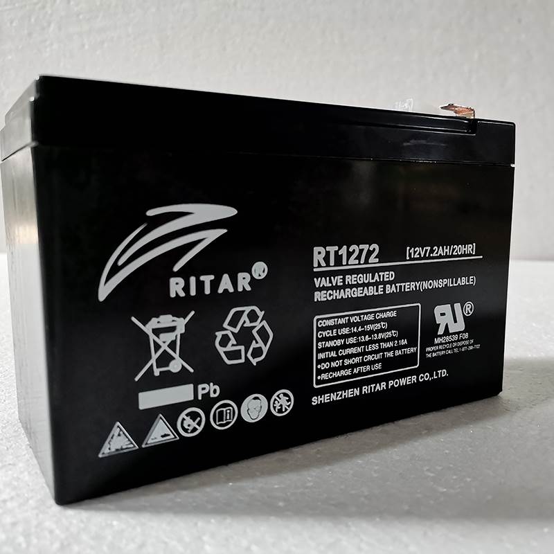 RITAR瑞达蓄电池RT1290UPS内置12V9AH应急电梯消防报警主机免维护